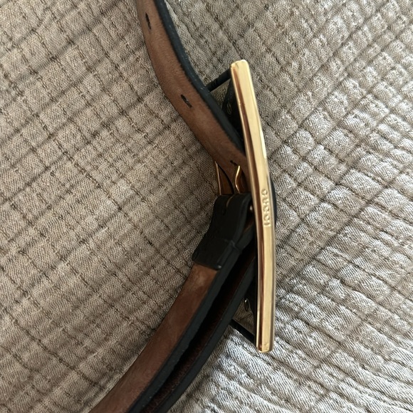 GUCCI Gussimo Large Hobo Leather Bag and Belt, Size 36 - Picture 2 of 16